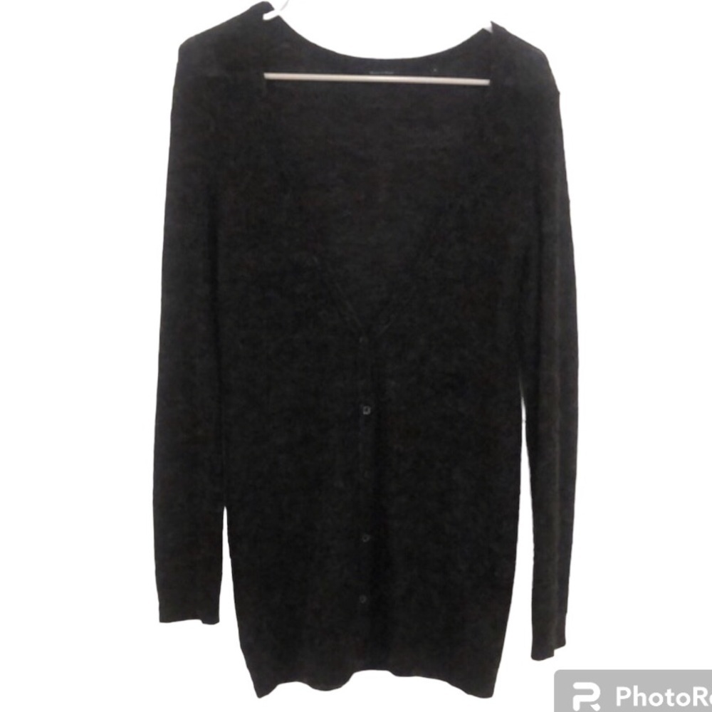 Marc O’Polo Nikita Merino Wool Slim Cardigan Gray Size Medium